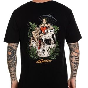 ☠️ NEW SULLEN ART MENS BLACK TSHIRT SZ:M NWOT🏷